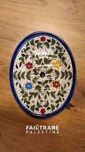 Beersheba-vier-kleuren-zeepbakje-keramiek-uit-Palestina