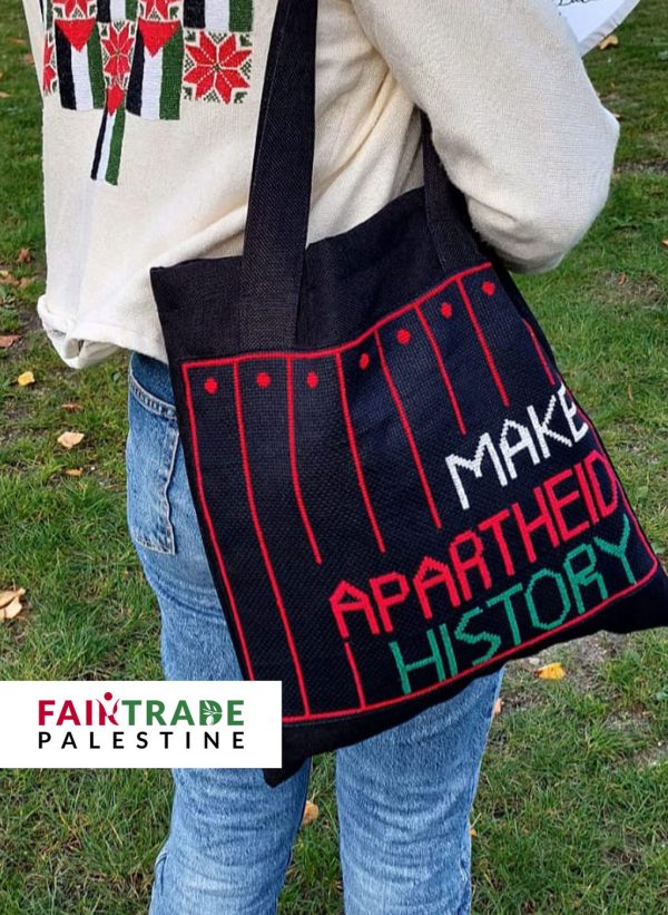 Palestijnse Totebag 'Make Apartheid History'