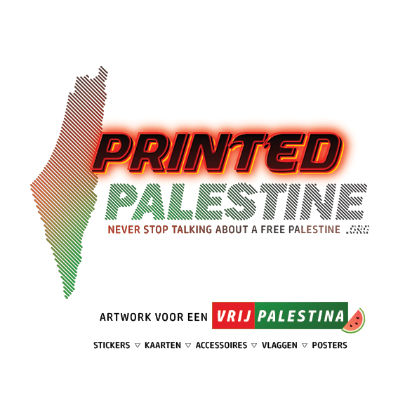 printed palestine drukwerk en palestijnse sjaals
