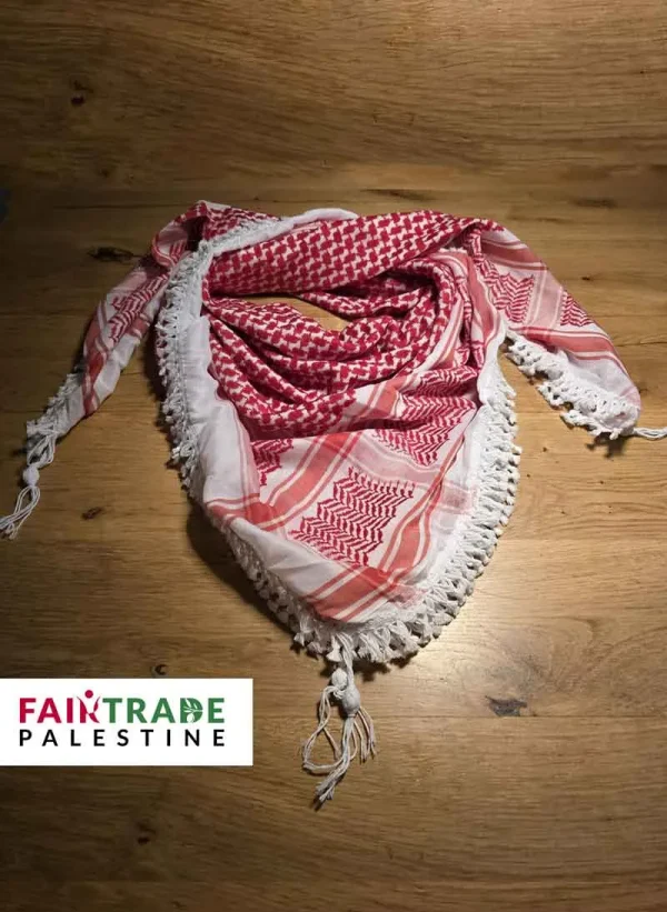 Nabulsi Kufiya - Rood/Wit