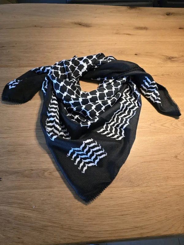 Nabulsi Kufiya - Omgekeerde kleuren