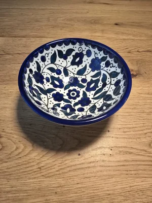 Kom 15 cm. Blauw