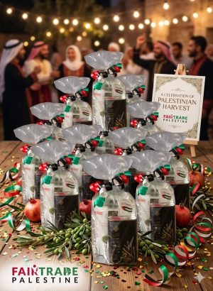 feestelijke geschenkpakketten producten uit palestina